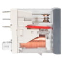 Реле промежуточное с кнопкой и мех. Индикацией RPAt 25/1 12A 24В DC EKF AVERES (rpat-25-1-24DC) 