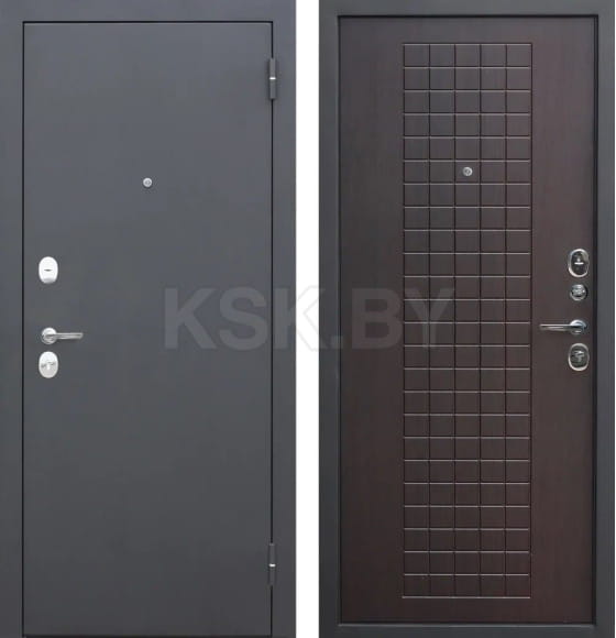 Дверь входная "Гарда муар" 8мм Венге (правая)  960х2050 мм,уценка