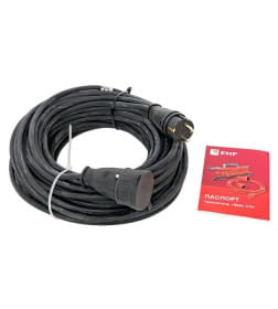 Удлинитель "Зевс 2.0" 50м с заземлением КГ 3*2,5 16А/4кВт IP44 PROxima