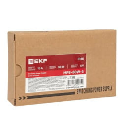 Блок питания на монтажную панель 50Вт,Uвх ~ 220 В AC m, Uвых - 5 В DC постоянного тока