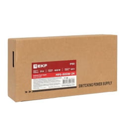 Блок питания на монтажную панель 500Вт,Uвх ~ 220 В AC m, Uвых - 24 В DC постоянного тока