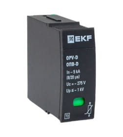 Сменный модуль к ОПВ-D In-5кА 275В с сигнализацией EKF