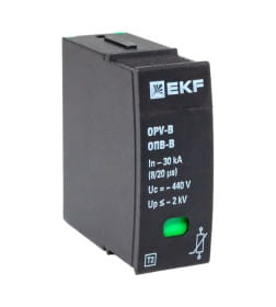 Сменный модуль к ОПВ-B In-30кА 440В с сигнализацией EKF