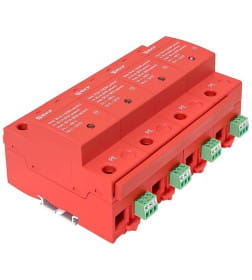 Устройство защиты от импульсных перенапряжений Класс 1 Iimp 25kA (10/350μs) 4P EKF