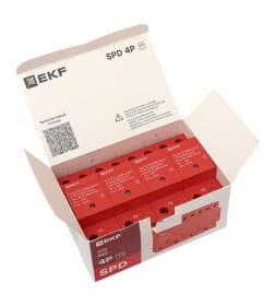 Устройство защиты от импульсных перенапряжений Класс 1 Iimp 25kA (10/350μs) 4P EKF