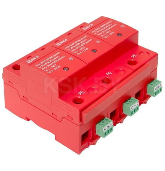Устройство защиты от импульсных перенапряжений Класс 1 Iimp 25kA (10/350μs) 3P EKF (spd-t1-3p) 