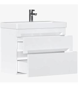 Тумба подвесная Equil Corner 60.2Y с умывальником Lake 60