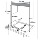 Газовая варочная панель Weissgauff HGG 642 BGH Double Wok Timer (HGG642BGHDoubleWokTimer) 