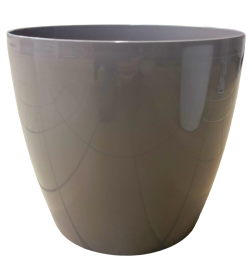 Горшок цветочный 9,0л d250 мм цвет-кварцевый Технопластик