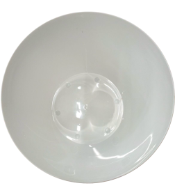 Горшок цветочный круглый 9л d250 мм белый Технопластик