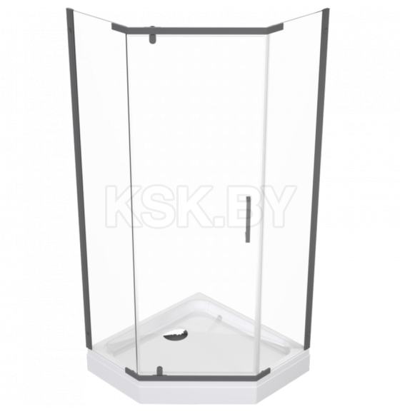 Душевое ограждение Triton Дека Графит 100х100 поддон 17 см Щ0000073926 (Щ0000073926) 