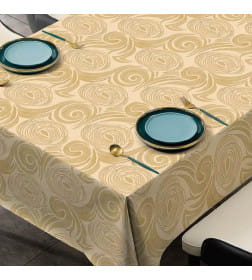 Клеенка столовая на тканевой основе DKTX Мармарис F68 1,4х20м