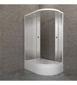 Душевое ограждение Triton Коралл-Лайт В1 120х80 левый поддон 31см Щ0000068951