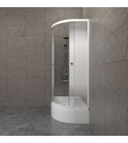 Душевое ограждение Triton Коралл-Лайт В1 120х80 левый поддон 31см Щ0000068951