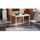 Стол раздвижной Слайд Тип 2 Белый матовый/Белый (228436) 