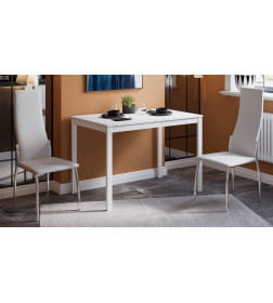 Стол раздвижной Слайд Тип 2 Белый матовый/Белый