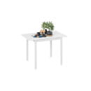 Стол раздвижной Слайд Тип 1 Белый матовый/Белый (228422) 