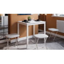 Стол раздвижной Слайд Тип 1 Белый матовый/Белый (228422) 