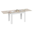 Стол раздвижной Промо тип 4 Белый/Дуб сонома светлый (198638) 