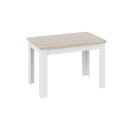 Стол раздвижной Промо тип 4 Белый/Дуб сонома светлый (198638) 