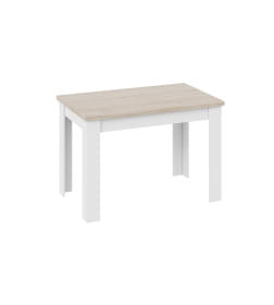 Стол раздвижной Промо тип 4 Белый/Дуб сонома светлый