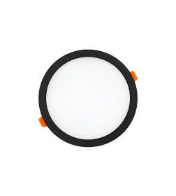 Светильник свет. ультратонкий премиум 8W 4000K круг черный Tru energy