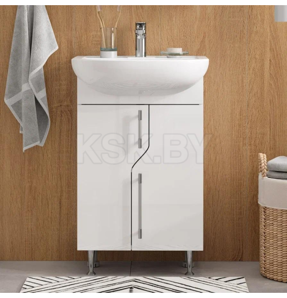 Тумба напольная Volna Bruno 60.2D под умывальник Балтика 60 tnBRUN60.2D-01 (tnBRUN60.2D-01) 