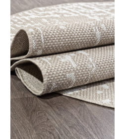 Ковер Merinos KAIR S136, 1,2*1,7, OVAL, BEIGE