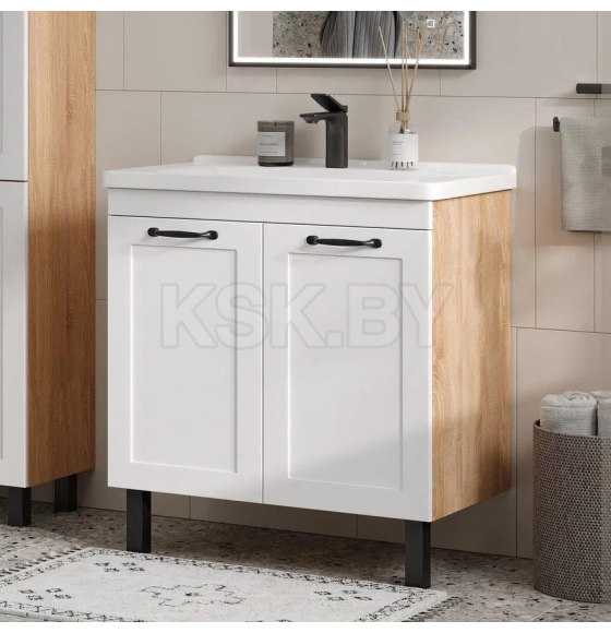 Тумба напольная Equil Lago 80.2D (Миранда) (tnLAGO80.2D-04) 