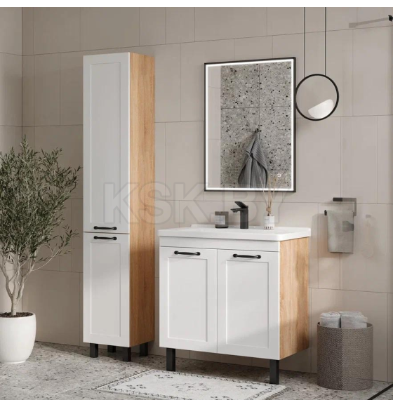 Тумба напольная Equil Lago 80.2D (Миранда) (tnLAGO80.2D-04) 