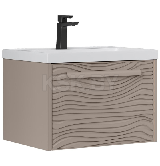 Тумба подвесная Equil Gleam 60.1Y, амарок/дуб вотан (tpGLEAM60.1Y-25) 