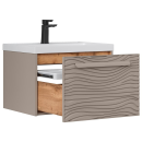 Тумба подвесная Equil Gleam 60.1Y, амарок/дуб вотан (tpGLEAM60.1Y-25) 