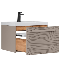 Тумба подвесная Equil Gleam 60.1Y, амарок/дуб вотан