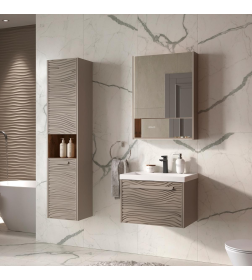 Тумба подвесная Equil Gleam 60.1Y, амарок/дуб вотан