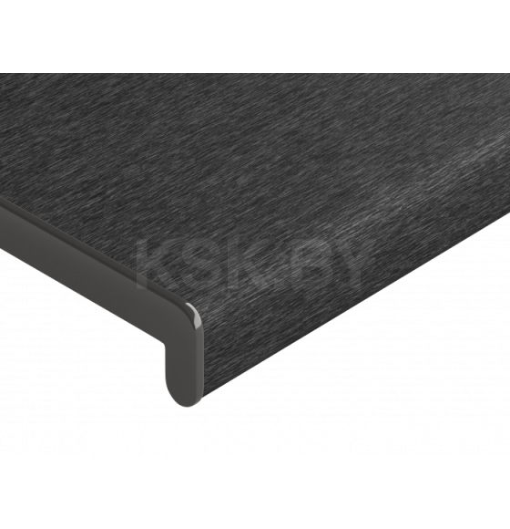 Подоконник ПВХ Кристаллит Графит Clean Touch "Кристаллит" 100*20*00 мм