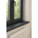 Подоконник ПВХ Кристаллит Графит Clean Touch "Кристаллит" 100*20*00 мм