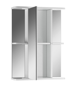 Шкаф- зеркало Айсберг Норма 2-50 см.левый  DA1607HZ