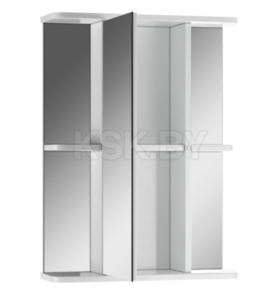 Шкаф- зеркало Айсберг Норма 2-50 см.левый  DA1607HZ (DA1607HZ) 