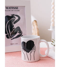 Кружка-хамелеон "Warm up",керамика 350 мл., цвет белый