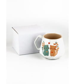 Кружка керамическая "Котики", 350 мл   10499193