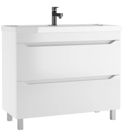 Тумба напольная Айсберг Ева 100 под умывальник Базис DA5926T