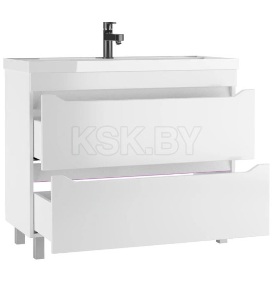 Тумба напольная Айсберг Ева 100 под умывальник Базис DA5926T (DA5926T) 
