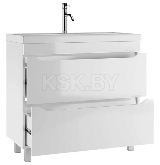 Тумба напольная Айсберг Ева 90 под умывальник Базис DA5909T (DA5909T) 