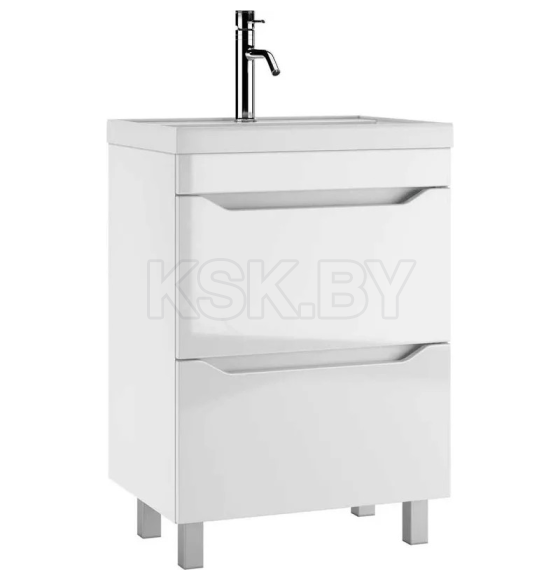 Тумба напольная Айсберг Ева 60 под умывальник Базис DA5911T (DA5911T) 