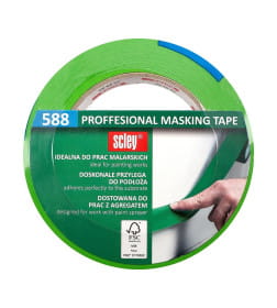 Лента малярная 48мм х 50м зеленая высокопрочная SCLEY