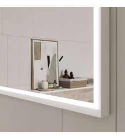 Зеркало Equil Lago LED 80 белый zLAGO80-14