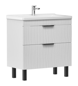 Тумба напольная Volna Lotty 80.2Y с умывальником Миранда 80