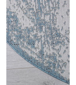 Ковры тканные KAIR S129, 1,2*1,7, OVAL, BLUE