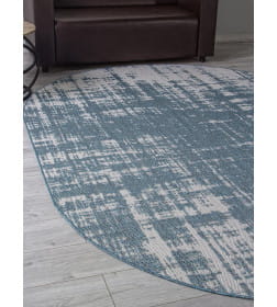 Ковры тканные KAIR S131, 1,2*1,7, OVAL, BLUE