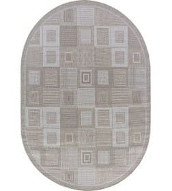 Ковры тканные KAIR S138, 1,4*2, OVAL, BEIGE